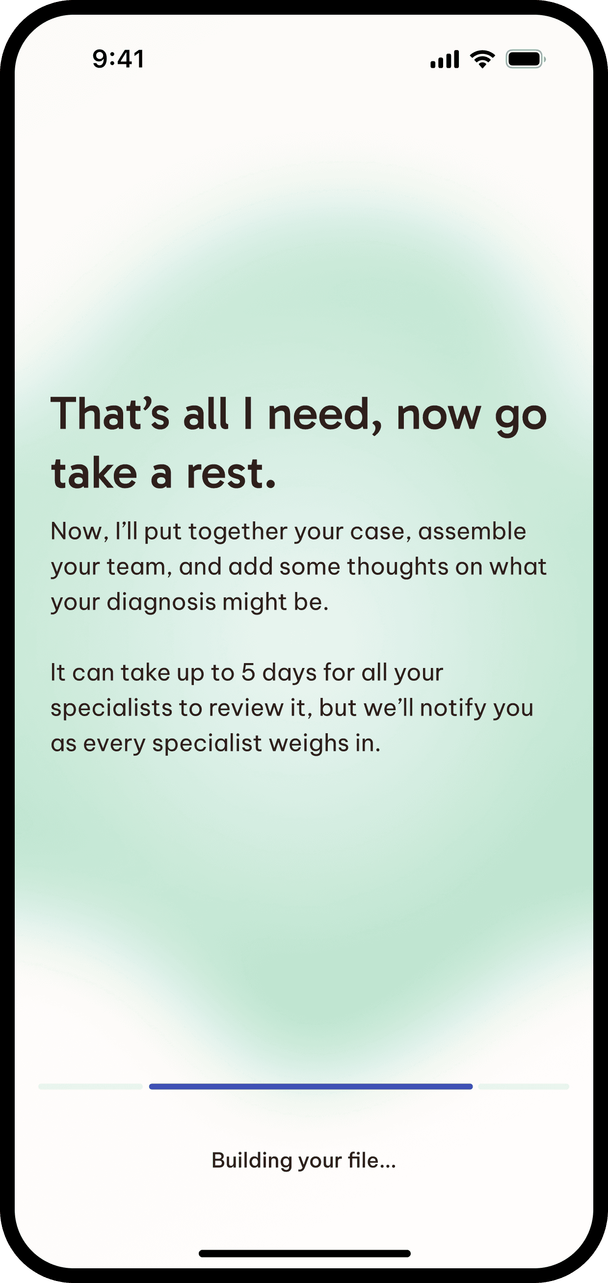 Auren app preview for step 3